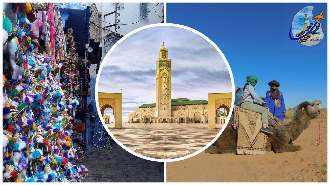 Marruecos en 10 días desde Casablanca a Chefchaouen & Desierto